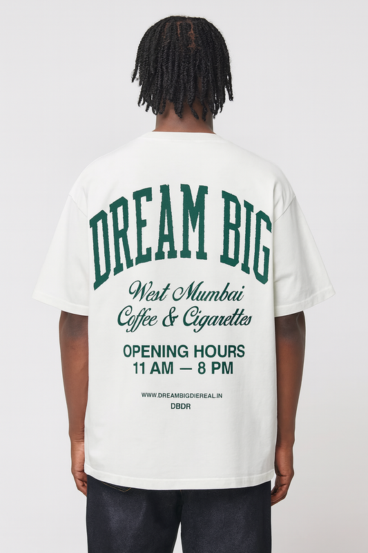 DREAM BIG COFFEE TEE